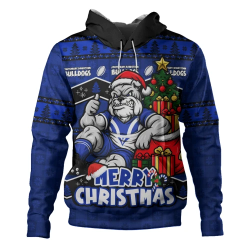Canterbury-Bankstown Bulldogs Hoodie Christmas Glory And Timeless Team Pride Personalised Edition
