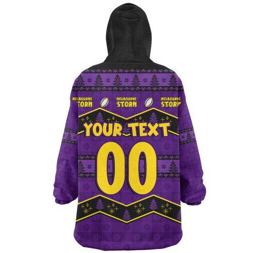Melbourne Storm Snug Hoodie Christmas Glory And Timeless Team Pride Personalised Edition