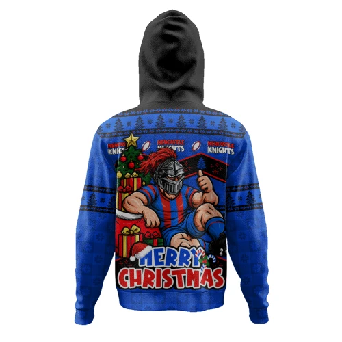 Newcastle Knights Hoodie Christmas Glory And Timeless Team Pride Personalised Edition