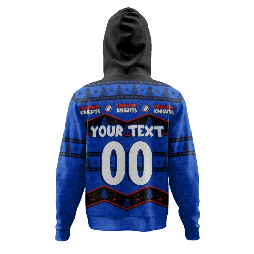 Newcastle Knights Hoodie Christmas Glory And Timeless Team Pride Personalised Edition