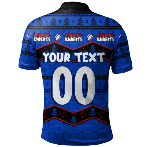 Newcastle Knights Polo Shirt Christmas Glory And Timeless Team Pride Personalised Edition