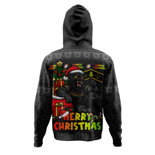 Penrith Panthers Hoodie Christmas Glory And Timeless Team Pride Personalised Edition