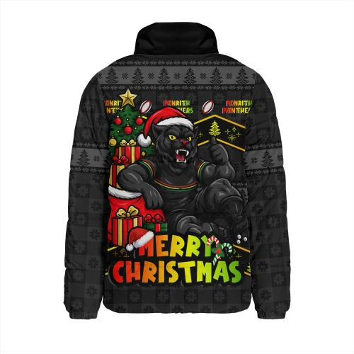 Penrith Panthers Padded Jacket Christmas Glory And Timeless Team Pride Personalised Edition