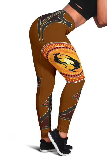 Australia Leggings - Aboriginal Dot Painting - Women