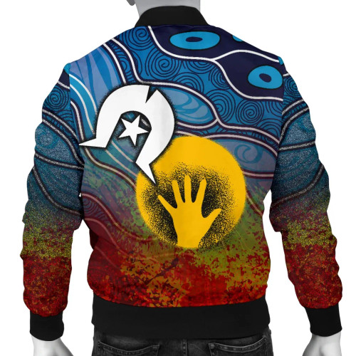 [Custom] Australia Aboriginal Bomber Jacket - Aboriginal and Torres Strait Islanders Flag