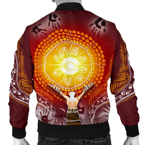 Australia Bomber Jacket - Australian Aboriginal NAIDOC Week - Because Of Her, We Can