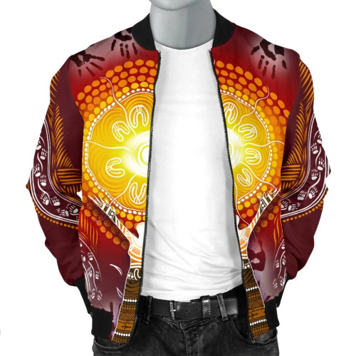 Australia Bomber Jacket - Australian Aboriginal NAIDOC Week - Because Of Her, We Can