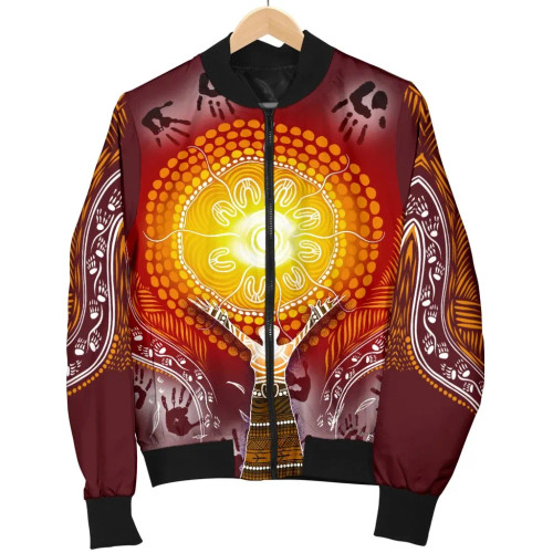 Australia Bomber Jacket - Australian Aboriginal NAIDOC Week - Because Of Her, We Can