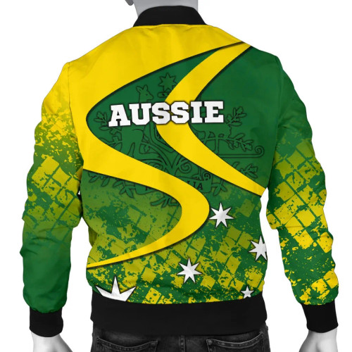Australia Bomber Jacket - Australia National Color Jacket Australia Bomber Jacket - Australia National Color Jacket