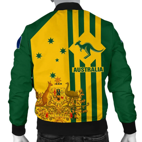 [Custom] Australia Bomber Jacket - Australia Kangaroo Sign National Color