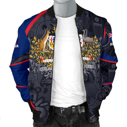 Australia Bomber Jacket - Australia Coat of Arms Jacket Aussie Spirit Australia Bomber Jacket - Australia Coat of Arms Jacket Aussie Spirit