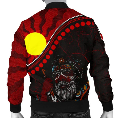 [Custom] Australia Aboriginal Bomber Jacket - Indigenous People And Sun