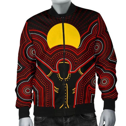 Australia Aboriginal Bomber Jacket - The Sun Always Shines