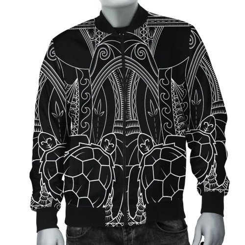 Australia Aboriginal Bomber Jacket (White) - Torres and Turtle