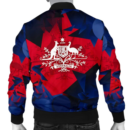 Australia Bomber Jacket - Australian Coat Of Arms Jacket Kangaroo Symbol Australia Bomber Jacket - Australian Coat Of Arms Jacket Kangaroo Symbol