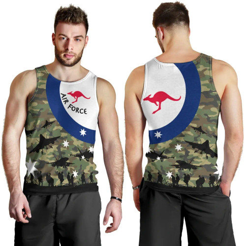Australia Air Force Men Tank Top - (Original) - Kangaroo Australia Air Force Men Tank Top - (Original) - Kangaroo