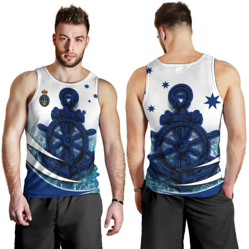 Australia Royal Navy Men Tank Top - Ocean Is Home
