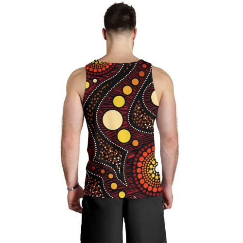 Australia Aboriginal Men Tank Top - Aboriginal Art Ver01 Australia Aboriginal Men Tank Top - Aboriginal Art Ver01