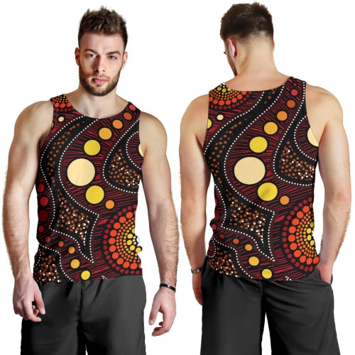 Australia Aboriginal Men Tank Top - Aboriginal Art Ver01 Australia Aboriginal Men Tank Top - Aboriginal Art Ver01