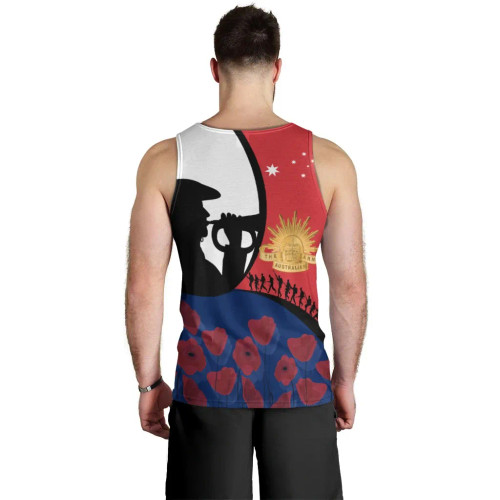 Australia Anzac Day Men Tank Top - We will remember Them Australia Anzac Day Men Tank Top - We will remember Them