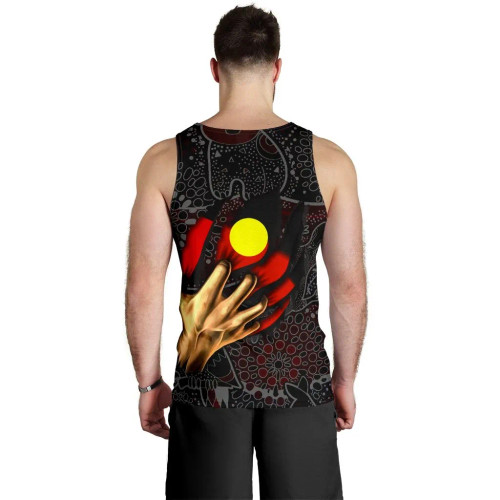 Australia Aboriginal Men Tank Top - Aboriginal Blood In Me Australia Aboriginal Men Tank Top - Aboriginal Blood In Me