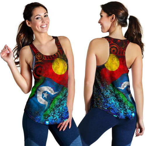 Australia Women Racerback Tank - Always Was - Always Will Be Naidoc Week 2021