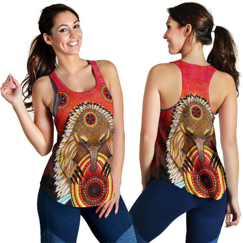 Australia Women Racerback Tank - Australian Echidna Australia Women Racerback Tank - Australian Echidna