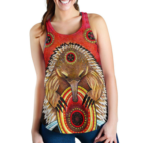 Australia Women Racerback Tank - Australian Echidna Australia Women Racerback Tank - Australian Echidna