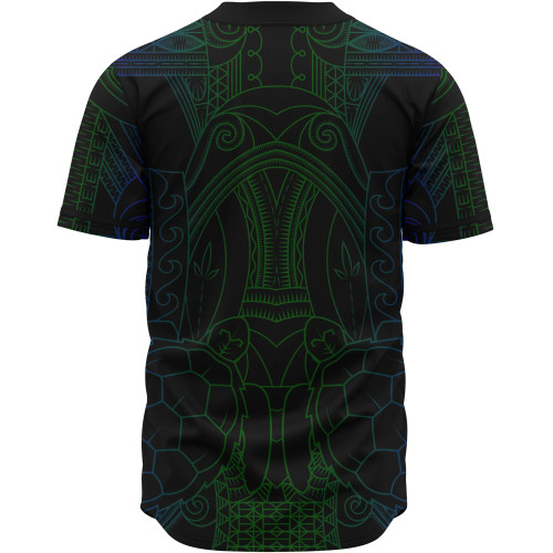 Australia Aboriginal Baseball Shirt (Blue) - Torres and Turtle