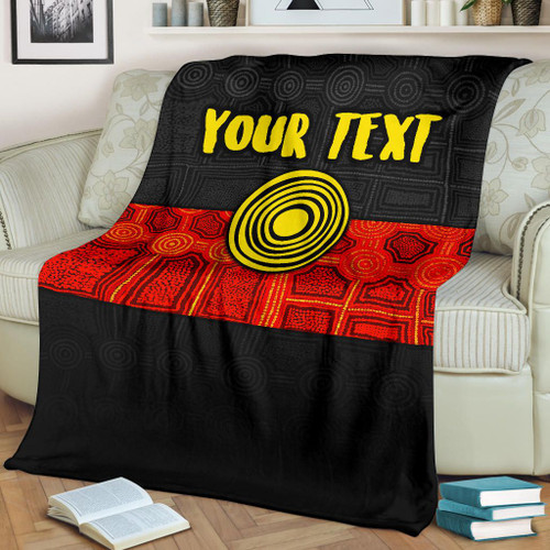 [Custom] Australia Aboriginal Blanket - Aussie Indigenous Flag