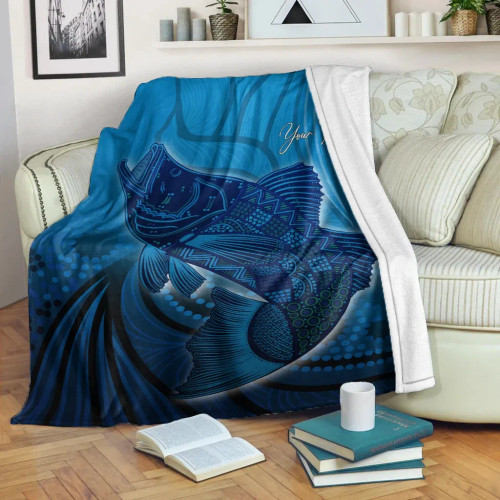 [Custom] Australia Aboriginal Blanket - Fish Dreaming Paintings