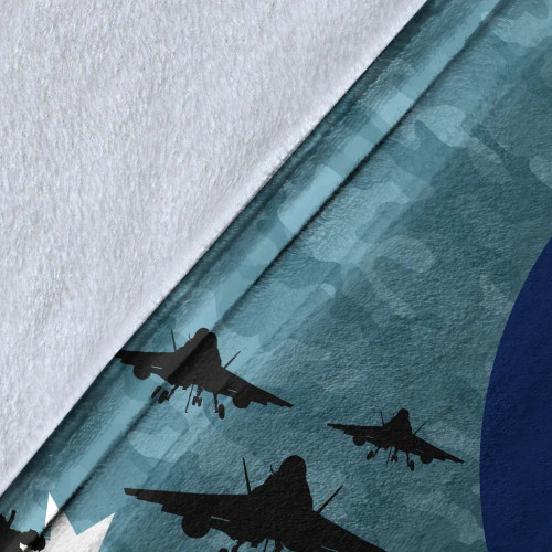 Australia Air Force Blanket (Blue) - Kangaroo Australia Air Force Blanket (Blue) - Kangaroo