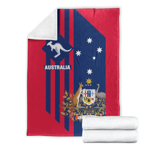 Australia Blanket - Australia Kangaroo Sign Australia Blanket - Australia Kangaroo Sign