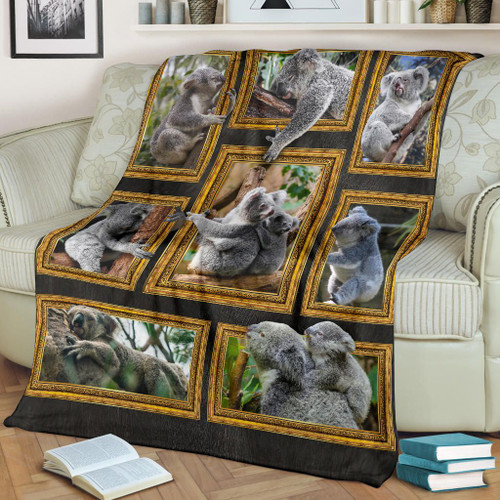 Australia Blanket - Koala Blanket 3D Frame