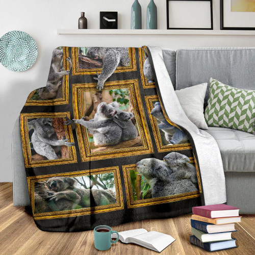 Australia Blanket - Koala Blanket 3D Frame