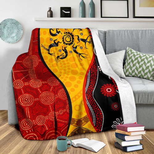 Australia Aboriginal Blankets - Dreamtime Koori Dot Acrylic Paint