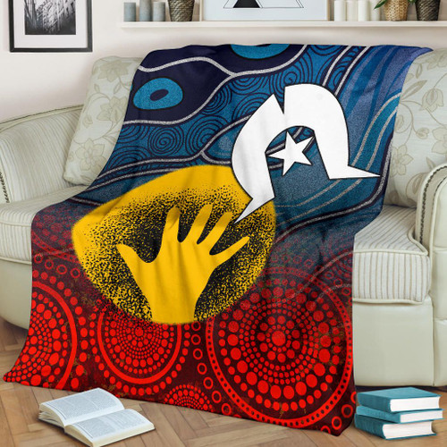 Australia Blanket - and Torres Strait Islanders Flag Australia Blanket - and Torres Strait Islanders Flag