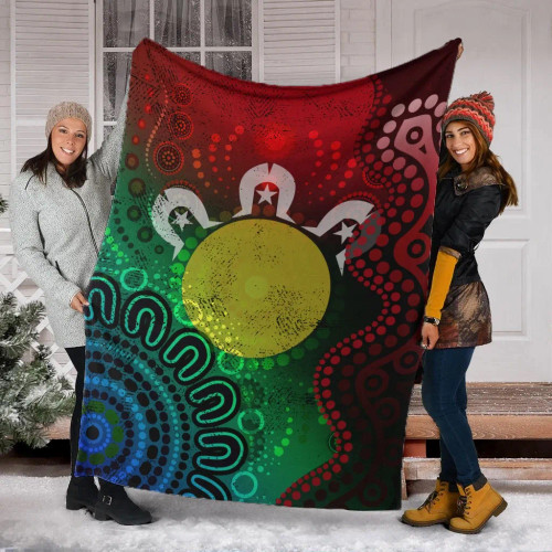 Australia Naidoc Week Blanket - Inspiration Of Indigenous Art Australia Naidoc Week Blanket - Inspiration Of Indigenous Art