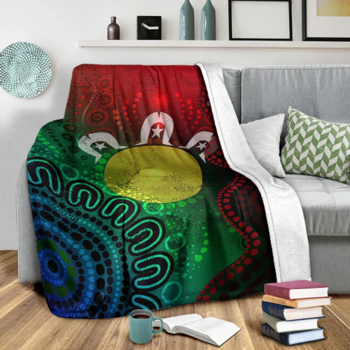 Australia Naidoc Week Blanket - Inspiration Of Indigenous Art Australia Naidoc Week Blanket - Inspiration Of Indigenous Art