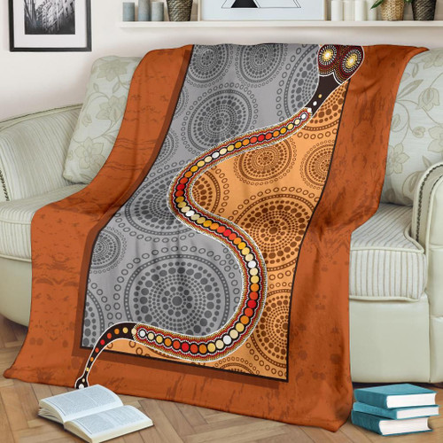 Australia Blanket - Indigenous Snake