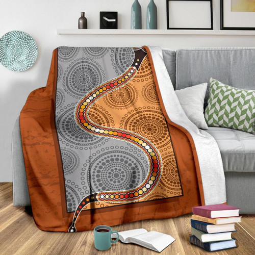 Australia Blanket - Indigenous Snake