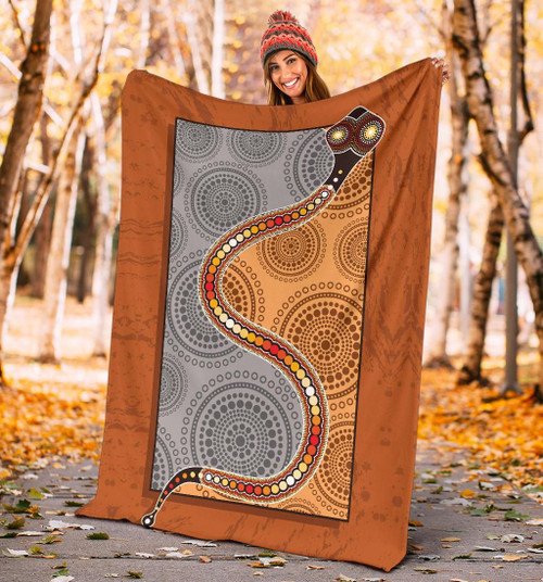 Australia Blanket - Indigenous Snake