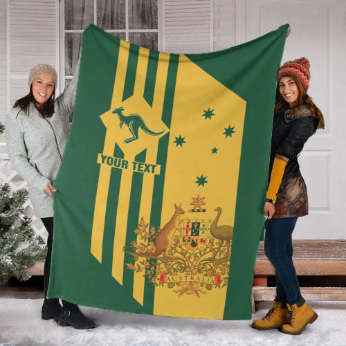 [Custom] Australia Blanket -  Australia Kangaroo Sign National Color
