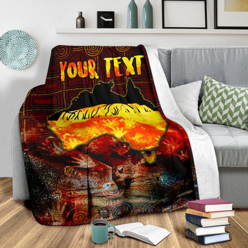 [Custom] Australia Aboriginal Blanket - Anangu Custodians