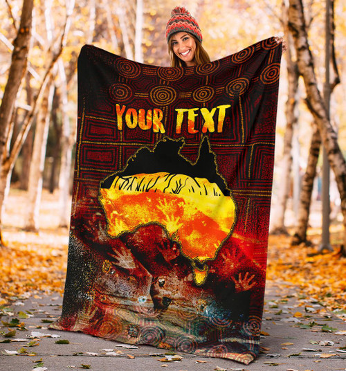 [Custom] Australia Aboriginal Blanket - Anangu Custodians