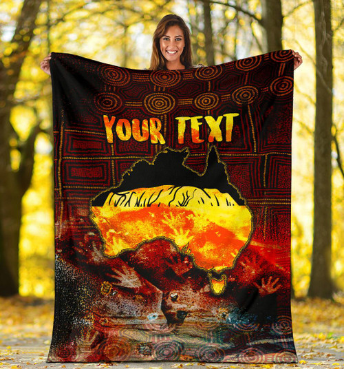 [Custom] Australia Aboriginal Blanket - Anangu Custodians