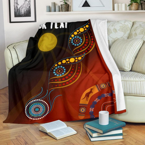 [Custom] Australia Blanket - Flowers On The Flag