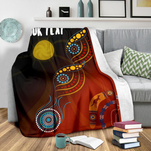 [Custom] Australia Blanket - Flowers On The Flag