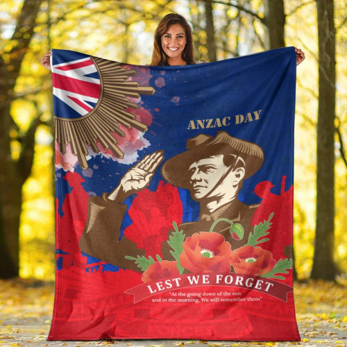 Australia Blanket -  Aanzac Australia Remember Them