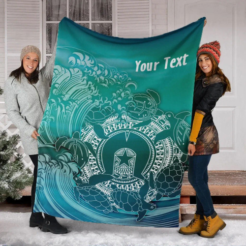 [Custom] Australia Aboriginal Blanket - Torres Strait Islands in Wave